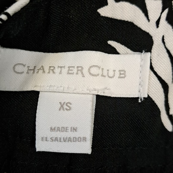 Charter Club Floral-Print Pull-On Shorts XS - Picture 9 of 11